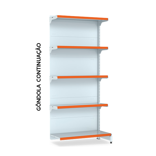 Gôndola CONTINUAÇÃO Parede 1,70m – Chapa 26 - 3442