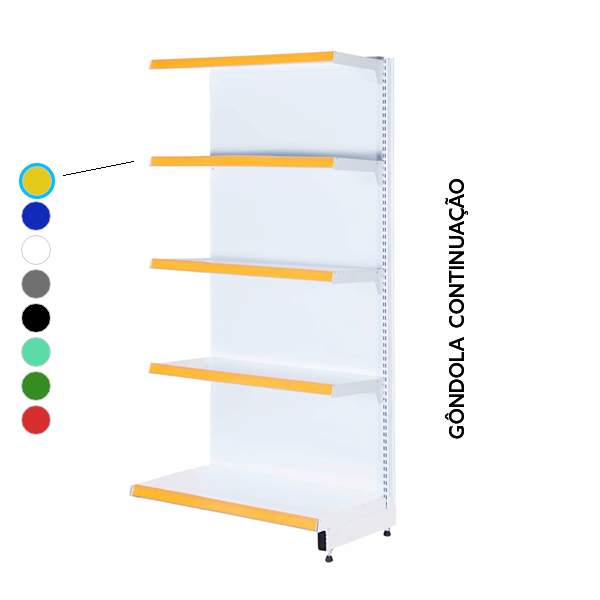 Gôndola CONTINUAÇÃO Parede 2,02m – Chapa 26 - 3447