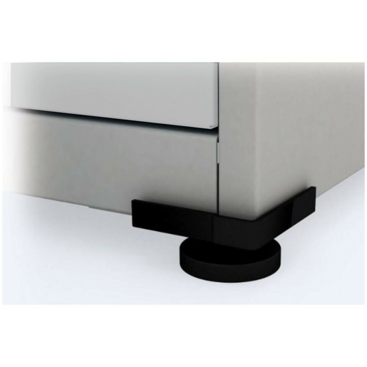 Arquivo de Aço 04 Gavetas com Trilho Telescópico 57cm – Chapa 26 – 1,36×0,47×0,57m – CINZA – PANDIN - 3304 - Imagem 3